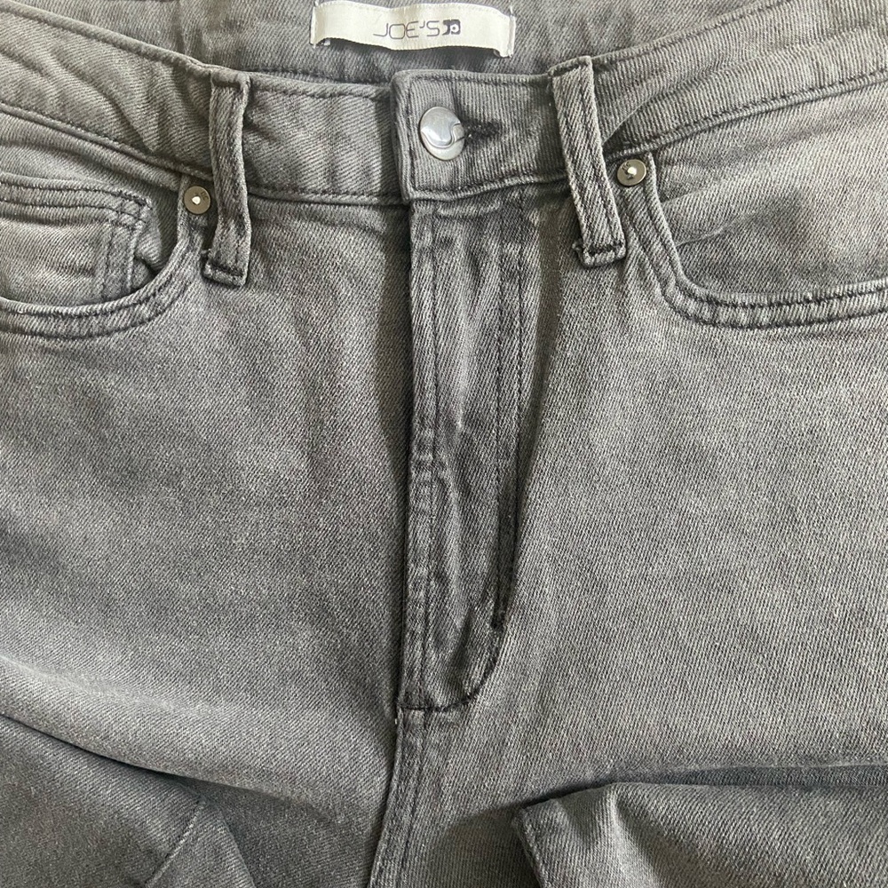 JOE’s JEANS High-waisted Straight Leg Jeans Size 27 Faded Black Wash Classic EUC - Picture 6 of 11
